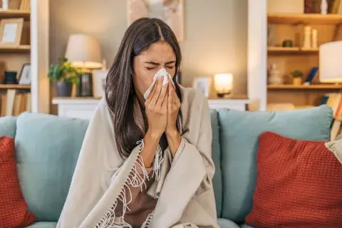 Foto de mujer enferma. Foto de mujer enferma.