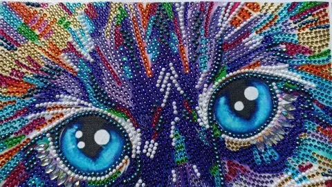 Foto de Diamond Painting. Foto de Diamond Painting.
