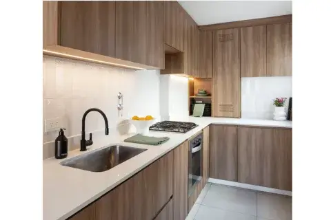 La nueva cocina terminada. La nueva cocina terminada.