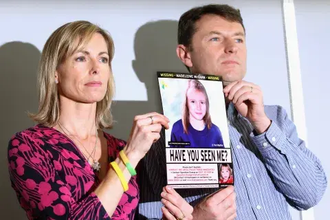 Foto de Kate y Gerry McCann. Foto de Kate y Gerry McCann.