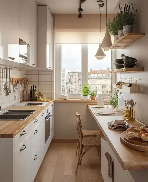 Muebles multifuncionales: Encimeras plegables, mesas extraíbles o taburetes apilables son recursos ideales para crear superficies de apoyo cuando las necesitás y liberar espacio cuando no. Muebles multifuncionales: Encimeras plegables, mesas extraíbles o taburetes apilables son recursos ideales para crear superficies de apoyo cuando las necesitás y liberar espacio cuando no.