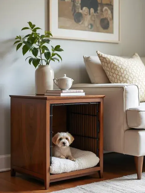 Opta por muebles multifuncionales: mesas con almacenamiento, sofás con nichos, soluciones que sirvan tanto a tu estilo como a tus mascotas. Opta por muebles multifuncionales: mesas con almacenamiento, sofás con nichos, soluciones que sirvan tanto a tu estilo como a tus mascotas.