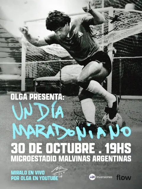 Cuándo y dónde será el Maradona Day de OLGA Cuándo y dónde será el Maradona Day de OLGA