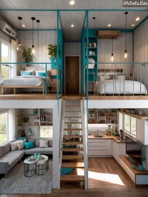 En una tiny house, cada espacio cuenta. En una tiny house, cada espacio cuenta.
