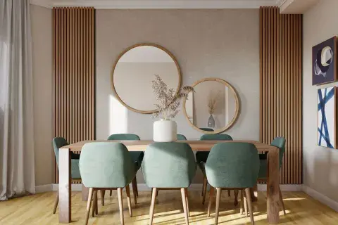 En un comedor minimalista se trata de reducir, no de saturar En un comedor minimalista se trata de reducir, no de saturar