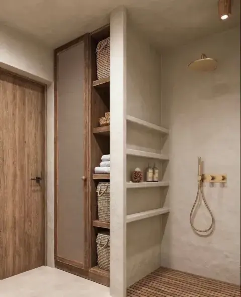 Los nichos en la pared son perfectos para ganar espacio y tener todo organizado Los nichos en la pared son perfectos para ganar espacio y tener todo organizado