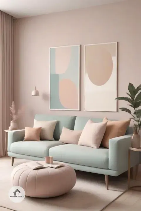 Los colores claros y pasteles son ideales para generar un efecto de calma en los ambientes Los colores claros y pasteles son ideales para generar un efecto de calma en los ambientes