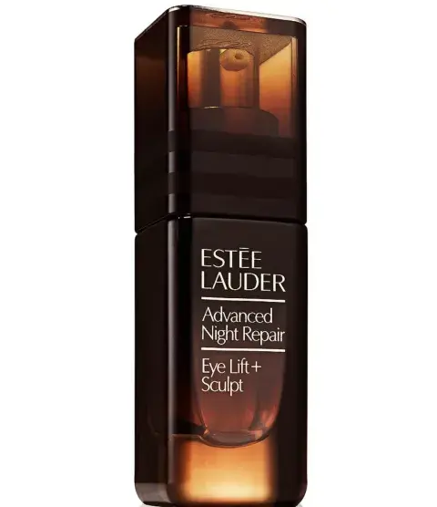 Contorno de ojos de la línea Advanced Night Repair, diseñada para levantar, esculpir y remodelar la zona ocular. Contorno de ojos de la línea Advanced Night Repair, diseñada para levantar, esculpir y remodelar la zona ocular.