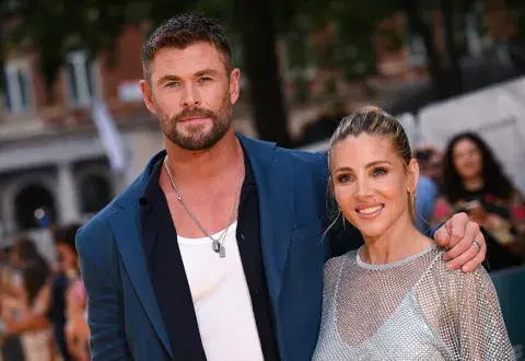 Elsa Pataky y su esposo, Chris Hemsworth. Elsa Pataky y su esposo, Chris Hemsworth.