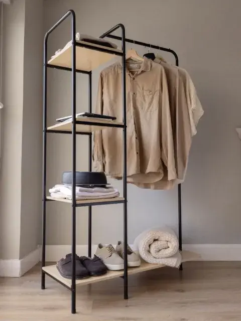 Una opción de hierro y madera, moderna y muy cómoda Una opción de hierro y madera, moderna y muy cómoda
