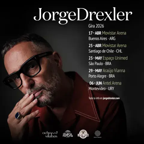 Las fechas de la gira 2026 de Jorge Drexler: ¿cómo conseguir las entradas? Las fechas de la gira 2026 de Jorge Drexler: ¿cómo conseguir las entradas?