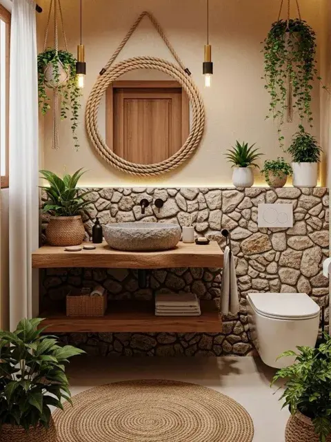 Colores claros, espejos, y muebles flotantes: los trucos infalibles para que tu mini baño parezca más amplio y luminoso.