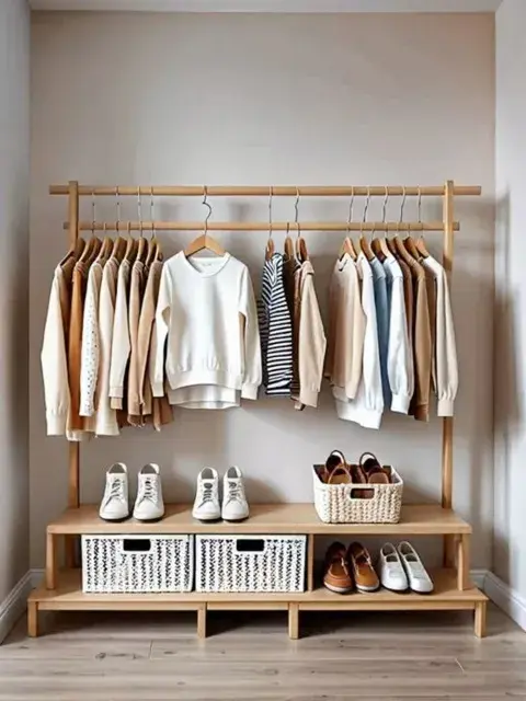 Otra propuesta de madera con cajones y estantes divisores Otra propuesta de madera con cajones y estantes divisores