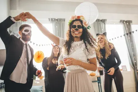Foto de fiesta de Halloween. Foto de fiesta de Halloween.