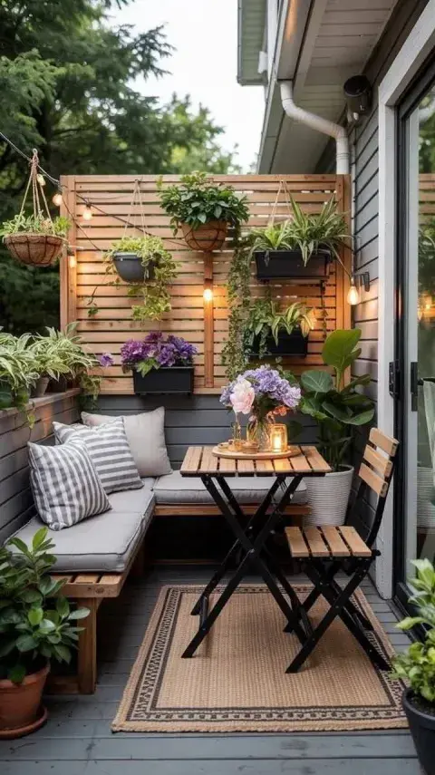 Ideas para una mini terraza Ideas para una mini terraza