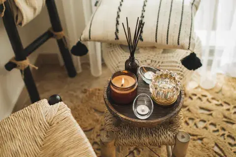 Foto de rincones de meditación, descanso y conexión. Foto de rincones de meditación, descanso y conexión.
