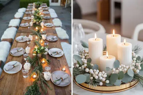 Ideas deco low cost para tu mesa de Navidad Ideas deco low cost para tu mesa de Navidad