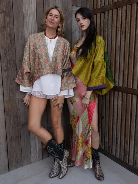 Dolores Barreiro con un look boho chic para la Aldea Pop Up Dolores Barreiro con un look boho chic para la Aldea Pop Up