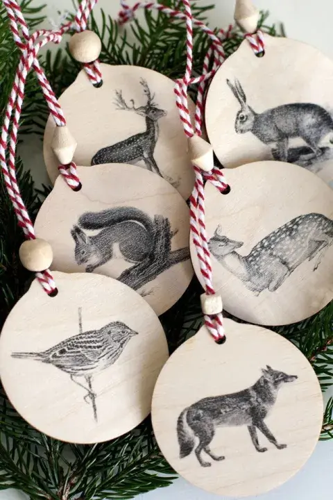 Foto de adornos navideños. Foto de adornos navideños.