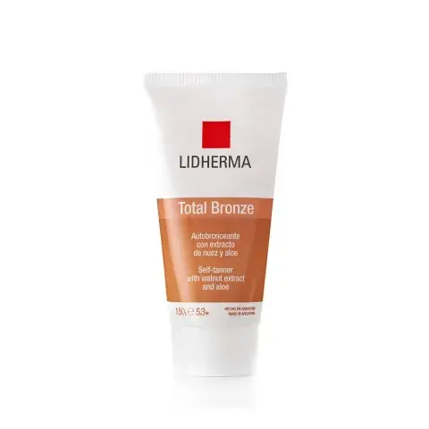 Autobronceante con Extracto de Nuez y Aloe. Proporciona un bronceado sin sol natural, uniforme y progresivo. (LIDHERMA) Autobronceante con Extracto de Nuez y Aloe. Proporciona un bronceado sin sol natural, uniforme y progresivo. (LIDHERMA)