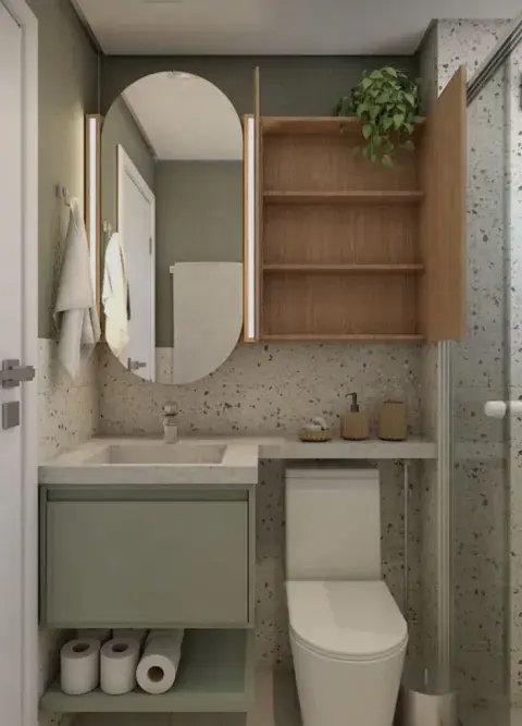 Mini baños sin bidet: 5 ideas para aprovechar el espacio con estilo Mini baños sin bidet: 5 ideas para aprovechar el espacio con estilo