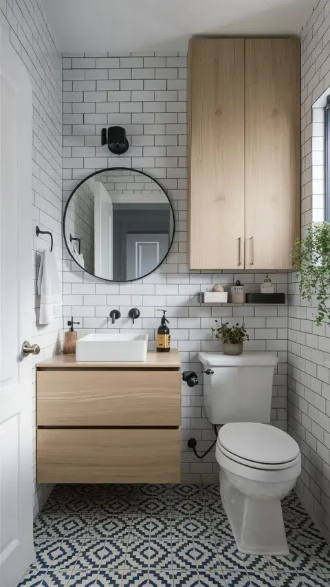 Mini baños sin bidet: 5 ideas para aprovechar el espacio con estilo Mini baños sin bidet: 5 ideas para aprovechar el espacio con estilo