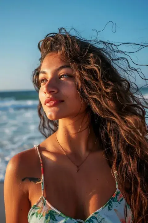 Peinados tendencia para el verano 2026: si tenés pelo ondulado, van las beach waves naturales. Peinados tendencia para el verano 2026: si tenés pelo ondulado, van las beach waves naturales.