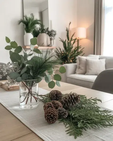 Foto de mesa navideña. Foto de mesa navideña.