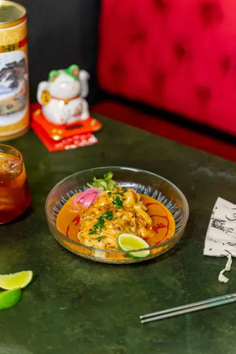 Fideos chinos con salsa de maní (versión rápida) Fideos chinos con salsa de maní (versión rápida)