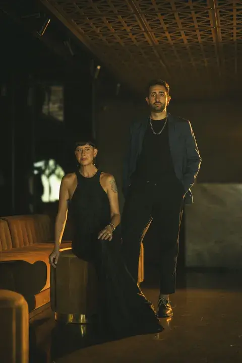 Inés de los Santos y Pedro bargero Inés de los Santos y Pedro bargero
