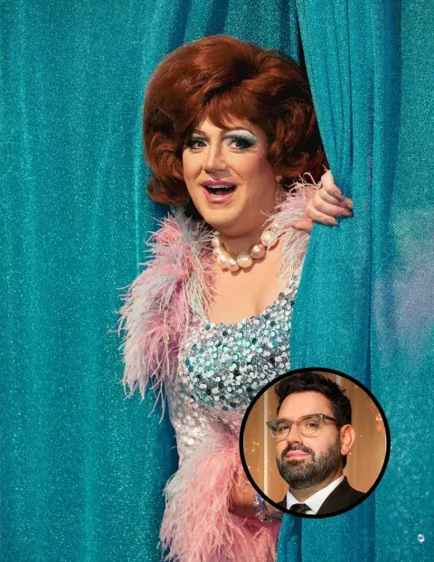 Foto de Damián Betular en Hairspray.