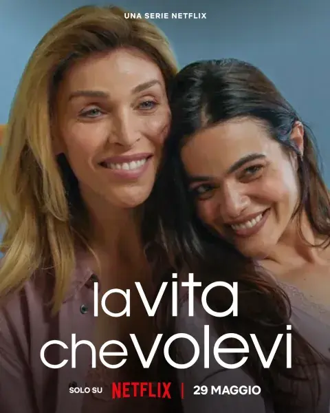 Póster en italiano de La vida que querías