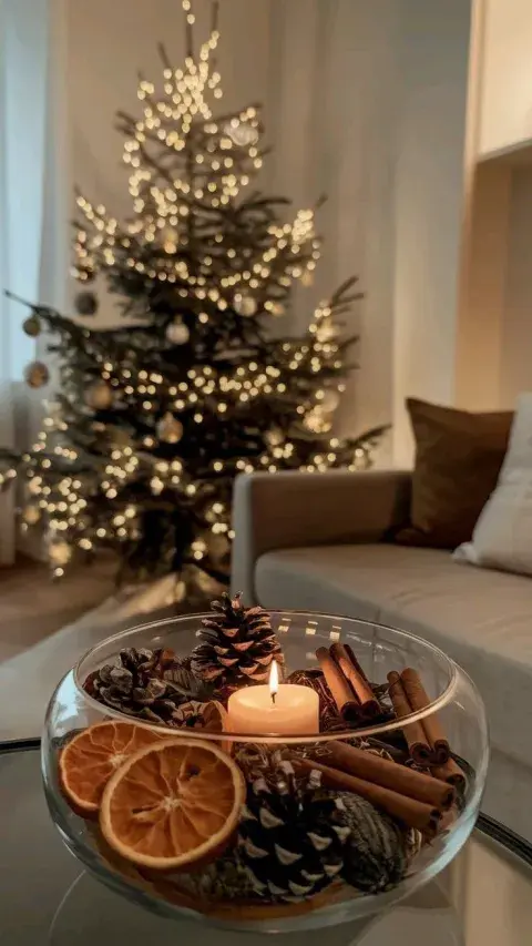 Foto de deco navideña.