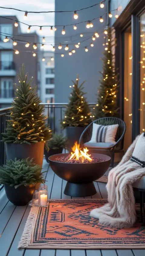 Mini patios: 10 ideas fáciles y económicas para decorarlos en Navidad Mini patios: 10 ideas fáciles y económicas para decorarlos en Navidad