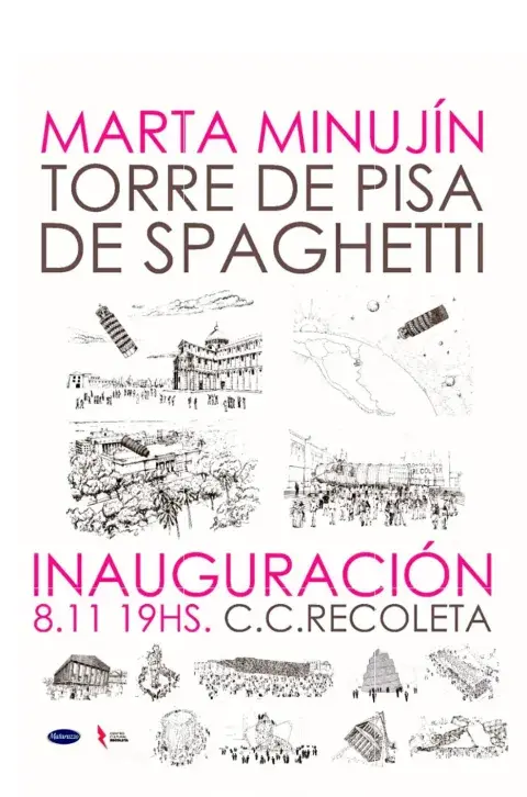Marta Minujín presentará La Torre de Pisa de Spaghetti en el Recoleta, tributo a la italianidad que habita en Argentina.