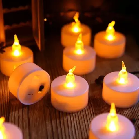 Foto de velas led. Foto de velas led.