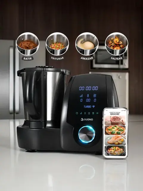 Foto de un robot de cocina. Foto de un robot de cocina.