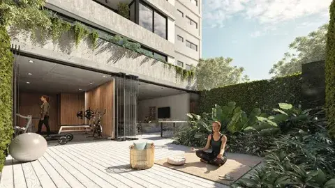 Según Elberg, las suculentas, lavandas, agaves y gramíneas funcionan especialmente bien porque resisten el microclima urbano con riegos espaciados.