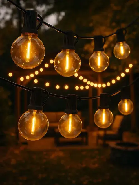 Las guirnaldas de luces exteriores se han convertido en un clásico de la decoración navideña y de fin de año. Las guirnaldas de luces exteriores se han convertido en un clásico de la decoración navideña y de fin de año.