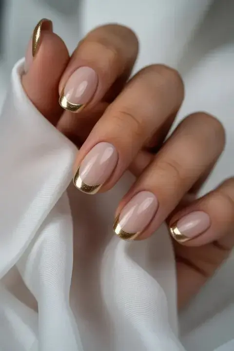 Uñas minimalistas con un toque festivo: 15 manicuras elegantes para este fin de año Uñas minimalistas con un toque festivo: 15 manicuras elegantes para este fin de año