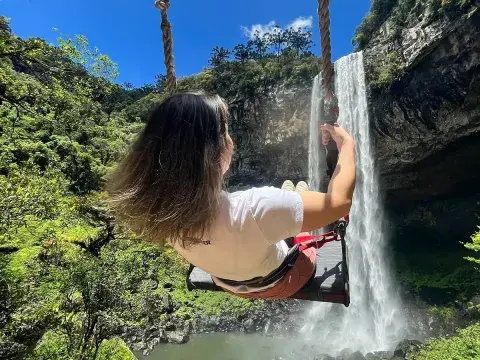 La cascada de Canela en Brasil La cascada de Canela en Brasil
