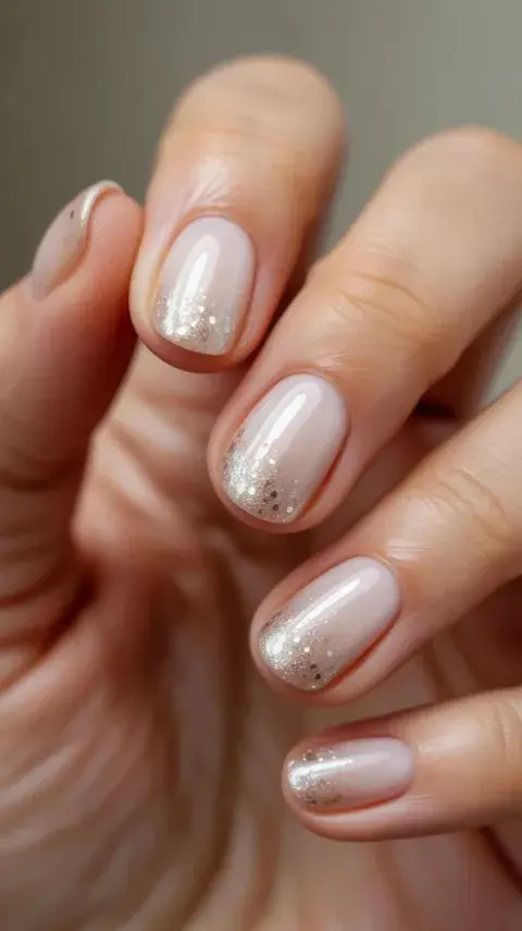 Uñas minimalistas con un toque festivo: 15 manicuras elegantes para este fin de año Uñas minimalistas con un toque festivo: 15 manicuras elegantes para este fin de año