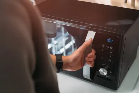 Foto de microondas. Foto de microondas.