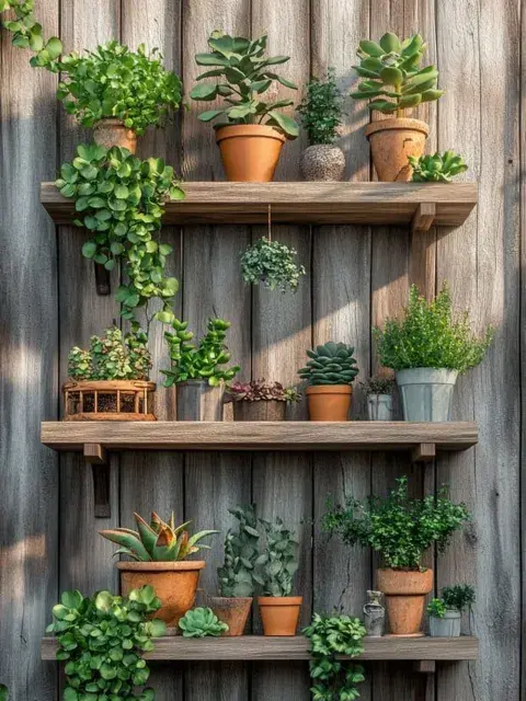 Las estanterías de exterior permiten agrupar macetas en distintos niveles, creando profundidad visual sin ocupar demasiado espacio. Las estanterías de exterior permiten agrupar macetas en distintos niveles, creando profundidad visual sin ocupar demasiado espacio.