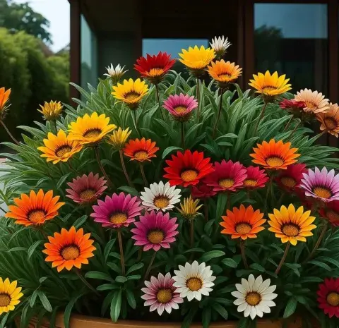 Foto de Gazanias: especies que mejor se adaptan al sol directo. Foto de Gazanias: especies que mejor se adaptan al sol directo.