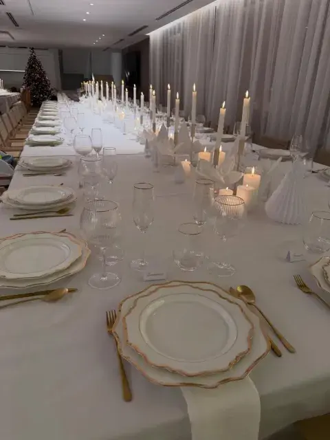 La mesa navideña 2025 de Lionel Messi y Antonela Roccuzzo en Rosario.