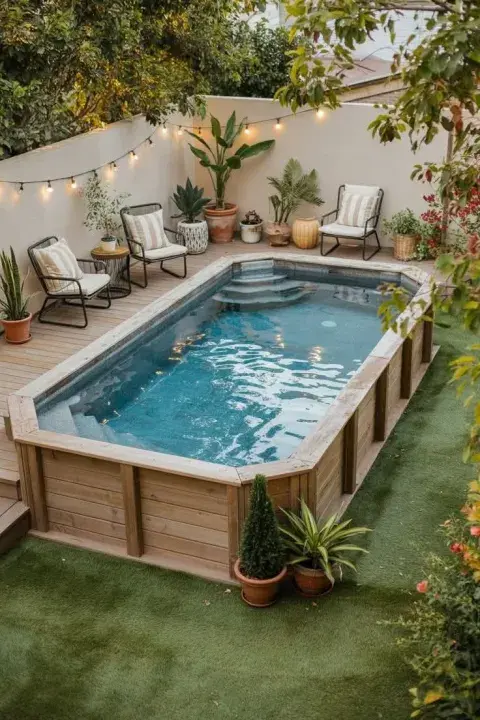 La tendencia que suma una pileta sin entrar en obra, ideal para patios chicos La tendencia que suma una pileta sin entrar en obra, ideal para patios chicos