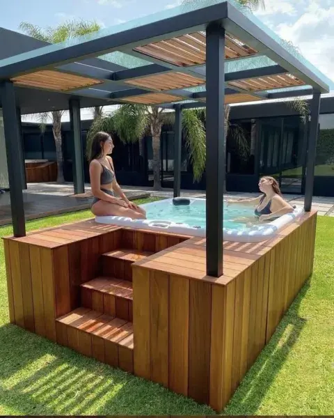 La tendencia que suma una pileta sin entrar en obra, ideal para patios chicos La tendencia que suma una pileta sin entrar en obra, ideal para patios chicos