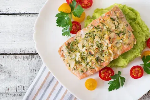 Salmón al horno Salmón al horno