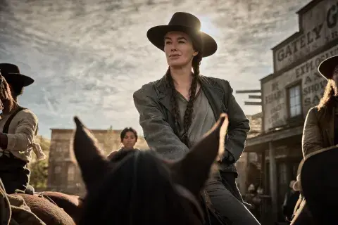 Lena Headey en Los Abandonados. Lena Headey en Los Abandonados.